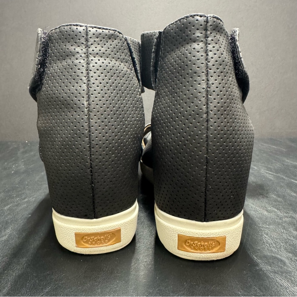 Dr. Scholl’s Sheena platform wedge strappy sandal black women’s shoe size 7 Med - Picture 8 of 14